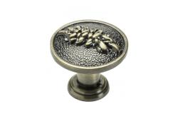 Zamak knob ARDEA antique brushed brass 1208959254