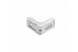 Furniture angle GTV FS02 100 pcs. steel with plastic cap, white matt 1208962452