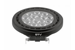LED LIGHT SOURCE, A-G, AR111, 4000K, G53, 12,5W, DC12V, 40°, 1250lm, black 1208962615