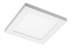 LED fixture MOZA, 12W, 1000lm, AC220-240V, 50/60Hz, PF>0,5, RA≥80, IP40, 120°,4000K, square, white 1208963003