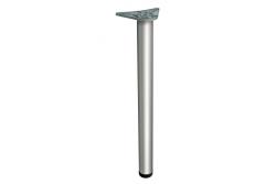 Tafelpoot rond aluminium 71cm hoog verstelbaar 3cm met poot diameter 6cm 1208963582