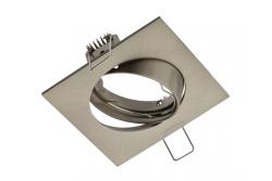 Decor PORTO-K plafondspot armatuur IP20 vierkant inox hoekverstelbaar TYPE DT10 1208963784