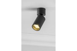 Decor Plafondarmatuur FARGO MINI aluminium 56x150mm IP20 max 20W rond zwart. 1208963877