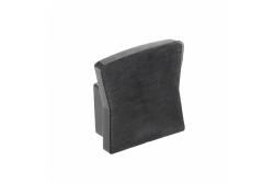 Cap for LED profile GLAX Mini applied high black (10 pcs. in blister) 1208964259