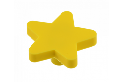 Rubber handle Star yellow 1208965690