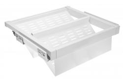 Metal drawer Elite for shoes 800 mm with soft closing, white 1208966329