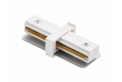 Straight switch for 1-phase, 2-line rail, white 1208966633