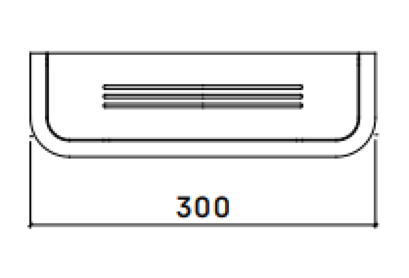 Waterevolution Flow planchet vrijhangend koper A128CPE