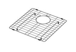 Pure.Sink Prestige bodemrek 40 Gun Metal PPGGD40-61
