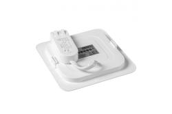 MAXIS inbouwdownlight, LED, 9W, 720lm, CCT, AC220-240V, IP44, vierkant, wit
