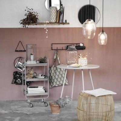 Outlet ronde 40cm Spiegel Reflektion Matt iron/Zwart - House Doctort voor  woonkamer Fk0201