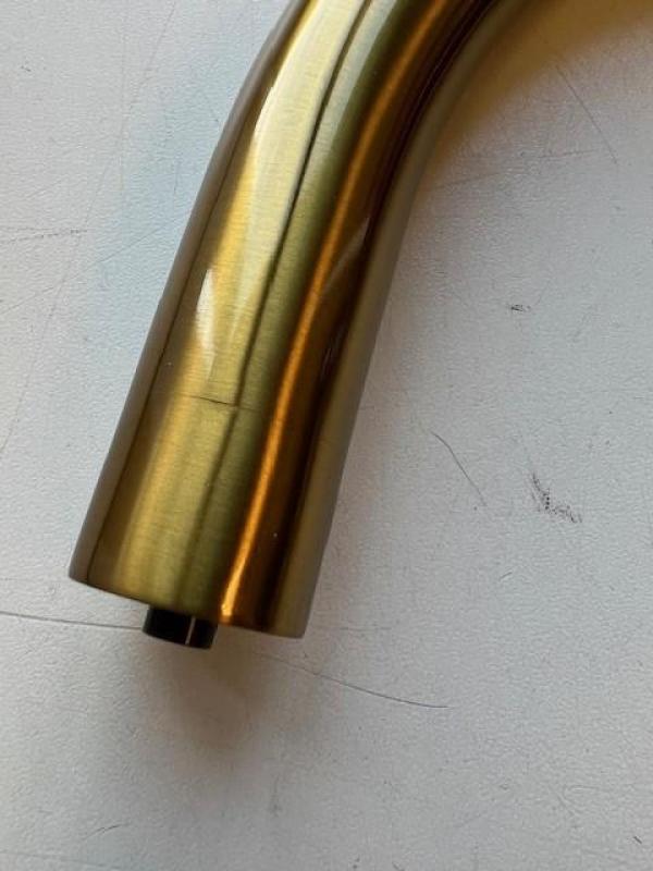 OUTLET  BEKRAST Quadri Leichester Keukenmengkraan PVD Goud 3-weg met een extra aansluiting voor gefilterd water 1208971397