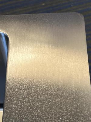 OUTLET  Schade bak Ausmann Weser RVS spoelbak antraciet kleur PVD Gun Metal 55x51 met kraangat onderbouw vlakbouw en opbouw 067144