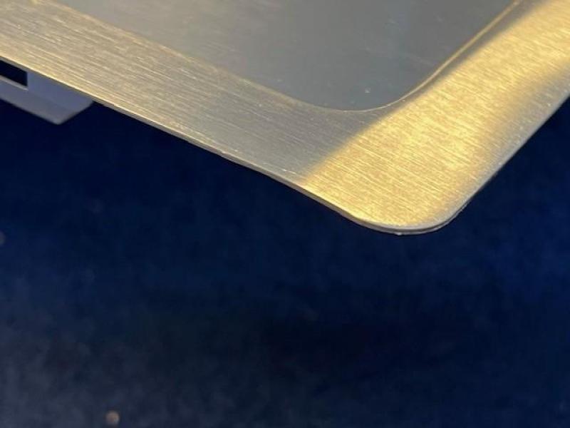 OUTLET Licht Beschadigd Pure.Sink Exclusivo RVS spoelbak met afdruipgedeelte 86x52 cm Tapwing links PEX5086LT-02