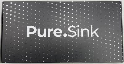 Licht bekrast Pure.Sink Elite Steel Stream-S keukenkraan PVD geborsteld goud met uittrekbare uitloop 1208971857