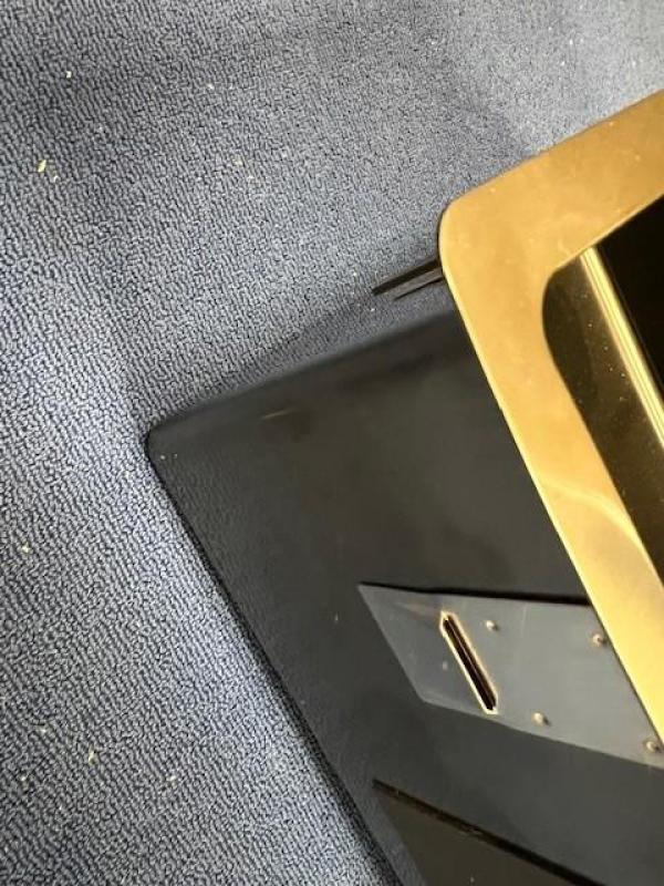 OUTLET Hoeken gebogen Pure.Sink Exclusivo Gun metal spoelbak 34x40 cm 10mm radius onderbouw, vlakbouw en opbouw 1208972446