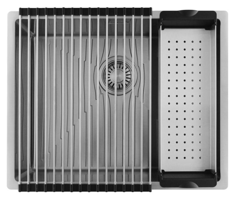 Pure.Sink Luxion RVS spoelbak 50x40 cm onderbouw 1208972606