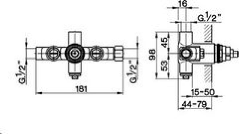 Cisal  Inbouwelement voor thermostaatkraan HY00018004