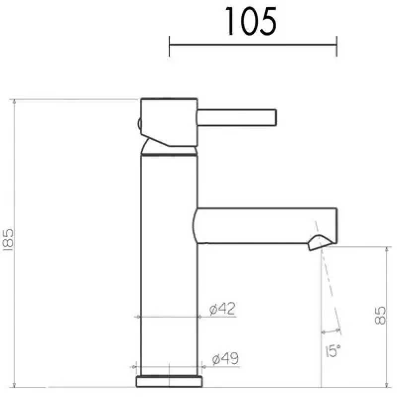 fonteinkraan upsilon V 2540