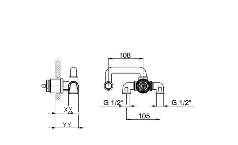 Cisal Inbouwdeel wastafelkraan ZA00651004