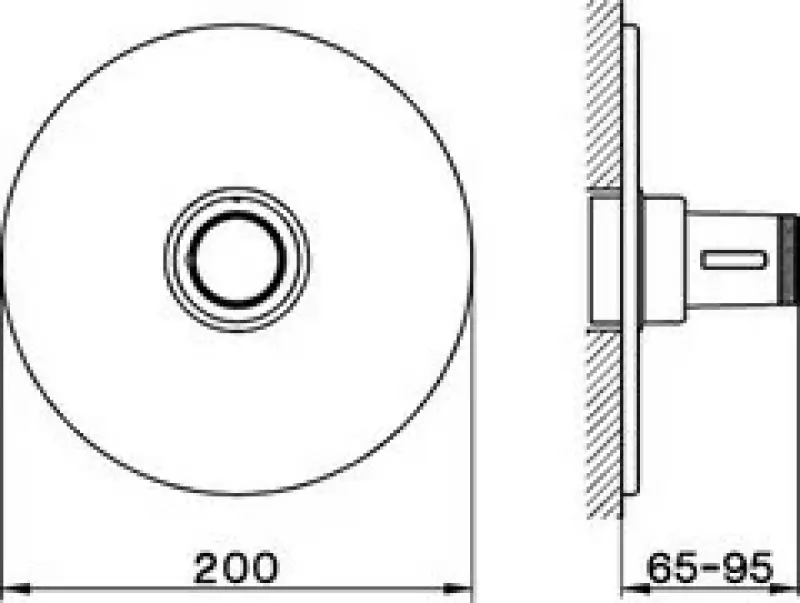 Cisal Pumpy Afdekset Thermostatische kraan PU001900