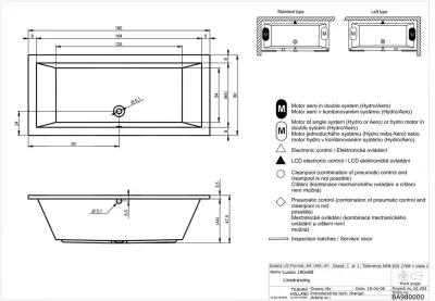 Riho Lusso bad 170x75 wit BA18005