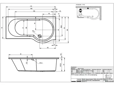 Riho Dorado bad links 170x90 wit BA81005