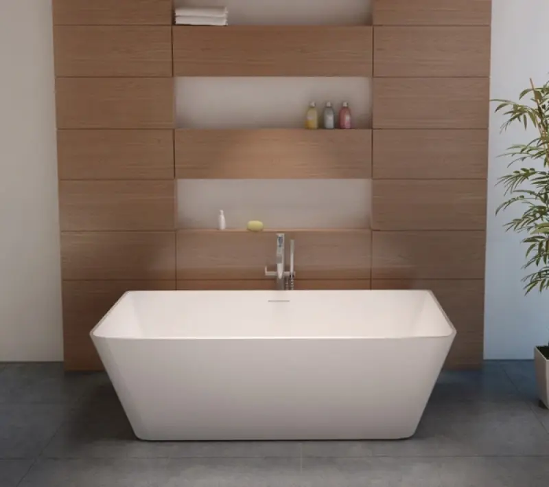 Riho Zaragoza vrijstaand bad 170x80 solid surface mat wit BS15005